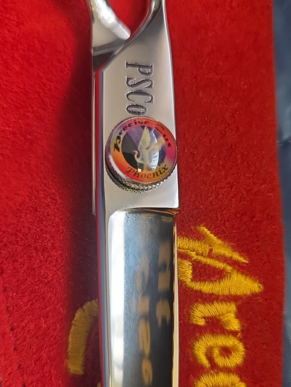 Precise Cut Phoenix Groomimg Scissors Curved